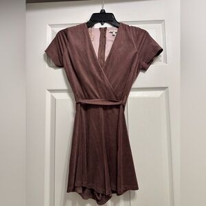 Velvet Mauve Romper